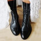 Victoria | Elegant Leather Heeled Boots